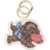 Ganni Keychain With Puppy BROWN