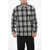 DSQUARED2 Checked Plaid Overshirt Black & White