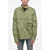 DSQUARED2 Cotton Utility Shirt With Contrasting Buttons Green