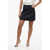 Céline Wool Blend Miniskirt With Side Zip Blue