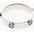 Tory Burch Silver-Effect Miller Ring With Studs Monogram Silver