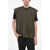 DSQUARED2 Virgin Wool Crew-Neck Vest With Pocket Green