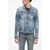 DSQUARED2 Denim Western Jacket With Jewels Blue