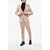 DSQUARED2 Cotton Paris Side Vents 2-Button Suit Pink