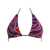 PUCCI Pucci Triangle Bikini Top With Stamba Labirinto PURPLE
