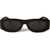 Off-White Squared Orlando Sunglasses With Arrow Rods Black