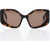 Off-White Tortoiseshell Frame Denver Sunglasses Brown