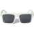 Off-White Rectangular Lawton Sunglasses With Logoed Frame White