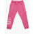 DSQUARED2 Brushed Cotton Icon Sweatpants Pink