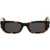 Off-White Rectangular Fillmore Sunglasses With Logoed Rods Brown
