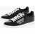 DSQUARED2 Leather Ceresio 9 Sneakers With Printed Logo Black