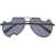 Off-White Aviator Dallas Sunglasses With Meteor Design Black