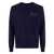 Mc2 Saint Barth MC2 Saint Barth Crew Neck Sweater With Embroidery BLUE