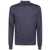 FILIPPO DE LAURENTIIS Filippo De Laurentiis Mock Turtle Neck Sweater Clothing BLUE
