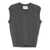 AMARANTO Amaránto V-Neck Sleeveless Sweater GREY
