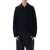 STUDIO NICHOLSON Studio Nicholson Sandos Extrafine Merino Wool Zip Cardigan DARKEST NAVY