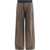 ALAINPAUL Knee Shape Sweatpants FADE OUT BROWN
