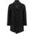 Herno Coat With Quilted Insert BLACK