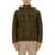 Herno Waxed Cotton Short Parka MILITARY GREEN