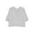TABARONI CASHMERE Tabaroni Cashmere Grey Short-Sleeve V-Neck Top GREY
