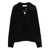 DUNST Dunst Wool Blend Polo Sweater Black