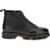 Santoni Leather Ankle Boot BLACK