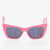DSQUARED2 Cat-Eye Sunglasses With Icon Lettering On The Lenses Pink