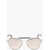DSQUARED2 Aviator Sunglasses With Metal Frame Silver