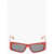 DSQUARED2 Icon Solid Color Sunglasses With Contrasting Logo Red