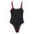 PUCCI Pucci One-Piece Swimsuit With Printed Edges Black
