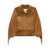 Golden Goose 'Journey' Brown Jacket With Notched Collar And Fringed Details In Suede Woman BROWN