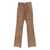 VIA MASINI 80 Via Masini 80 Leather Flared Leg Trousers BROWN
