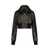 Rick Owens Rick Owens Concordia Dracucollar Cropped Jacket Clothing Black