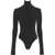 NORMA KAMALI Turtleneck bodysuit Black