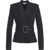 Elisabetta Franchi Blazer with waist belt Black