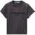 Alexander Wang Embossed Logo T-Shirt BLACK