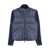 Moncler Grenoble Moncler Grenoble Quilted Zip Up Cardigan In Navy Blu BLUE