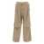 WOOYOUNGMI Beige Pants With Belt Loops In Cotton Man Beige