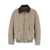 WOOYOUNGMI Beige Jacket With Contrasting Collar And Distressed Effect In Cotton Blend Man Beige