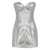 Dolce & Gabbana Dolce & Gabbana Silver Mini Dress SILVER