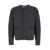 Tonywack Grey Crew Neck Sweater With Front Pockets And Brushed Effect In Fabric Man GREY