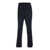 Tonywack Blue Pants With Flared Leg And Pinstripe Motif In Wool Blend Man BLUE