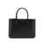 Comme des Garçons Comme Des Garçons Leather Wallet Bag With Handles Black