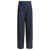 Max Mara Denim-effect wool pants Blue