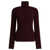 Max Mara Wool and cashmere turtleneck sweater Bordeaux
