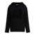 Max Mara Virgin wool hooded sweater Black