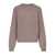 LOULOU DE SAISON "Tristan" Wool-blend crewneck sweater Brown