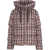 Herno Houndstooth puffer jacket Brown