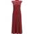 SA SU PHI Ribbed Cashmere Silk Sleeveless Long Dress BORDEAUX