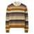 Tory Burch Tory Burch Multicolor Striped Turtleneck Sweater GREEN